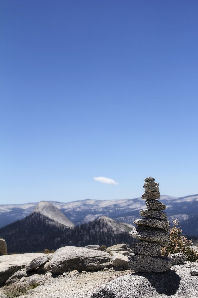 On top of half dome cairn 4x6 On top of half dome cairn 4x6