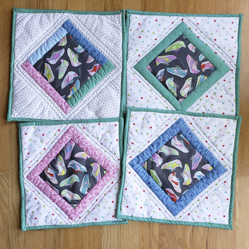 05 running shoes mug rugs 05 running shoes mug rugs