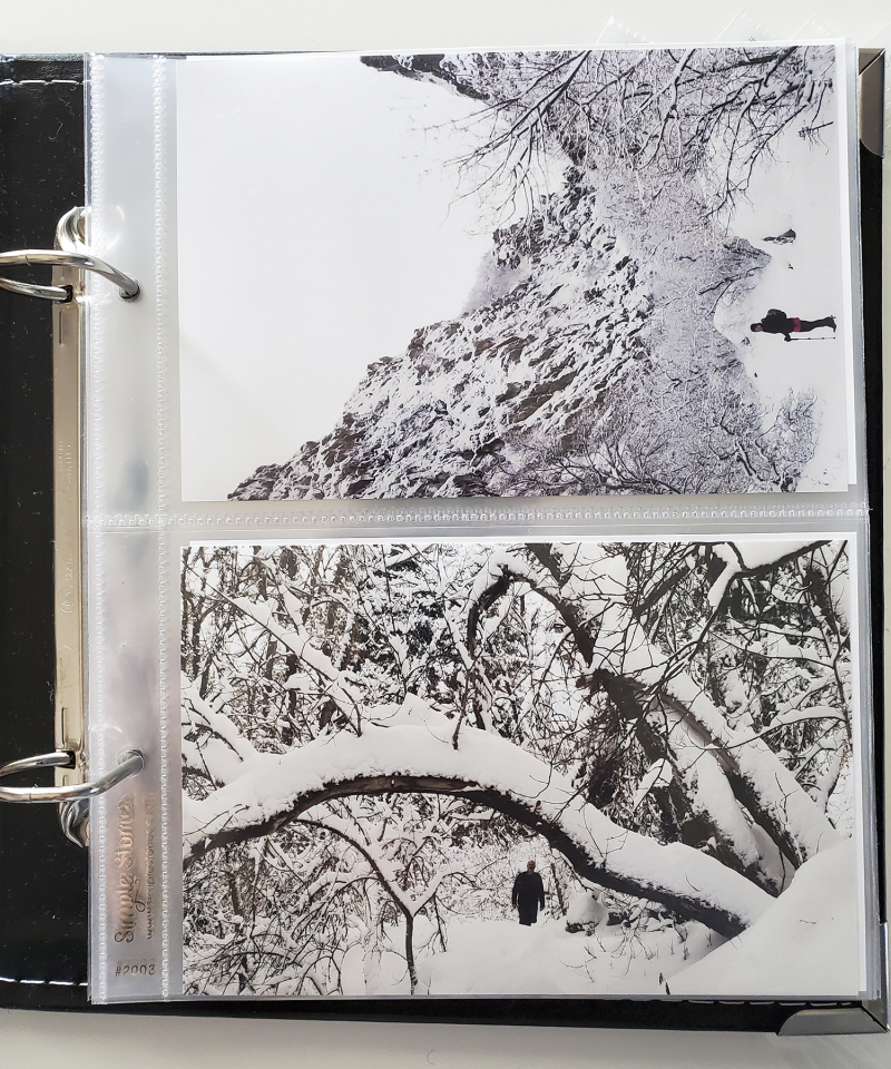 50 hikes album open with both photos 50 hikes album open with both photos